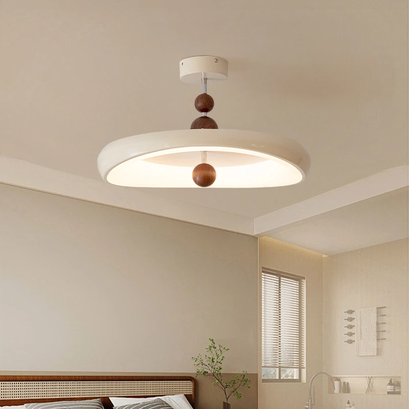 摩灯会 卧室灯 中古奶油风护眼全光谱现代简约主卧书房24280