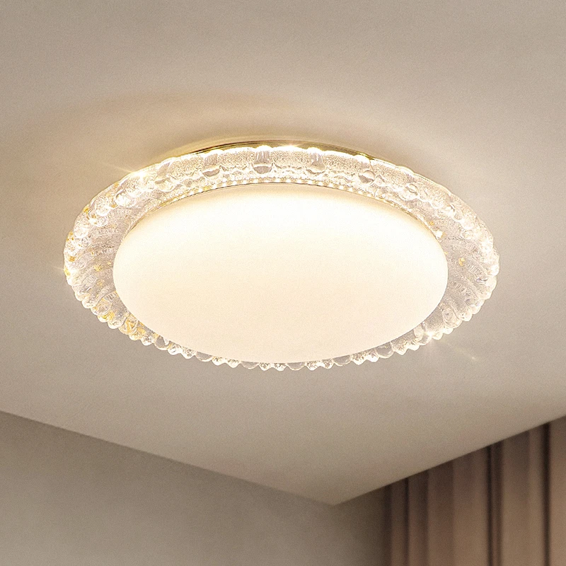 摩灯会 卧室吸顶灯 主卧护眼轻奢高级感法式房间灯具浪漫24293