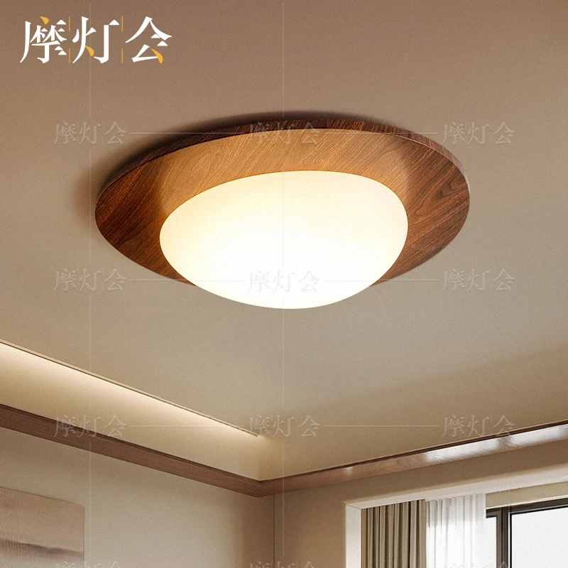 摩灯会 卧室吸顶灯 护眼房间复古新中式国风简约玄关阳台24282