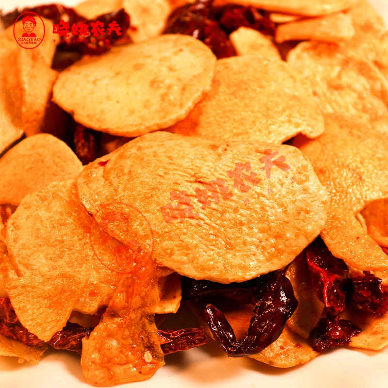 特产麻辣香辣蟹黄味土豆片油炸干洋芋片原切香辣薯片零食小吃