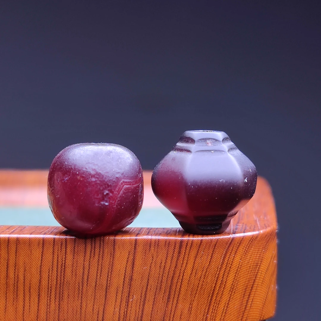 天然红玛瑙老型珠背云老气款配珠隔珠