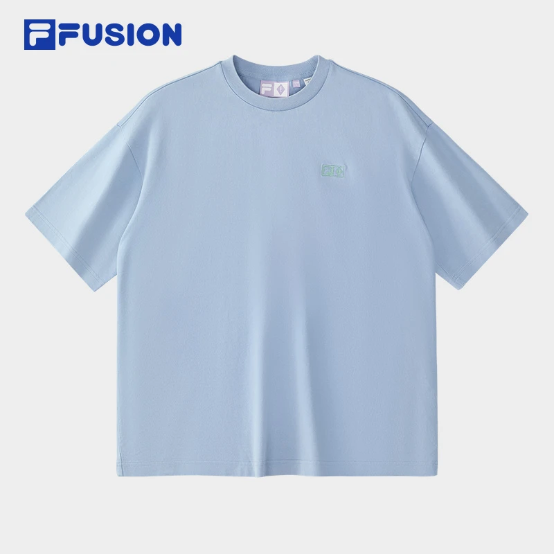 FILA X PIGALLE斐乐皮加勒联名全棉宽松情侣款短袖T恤T11U438102F