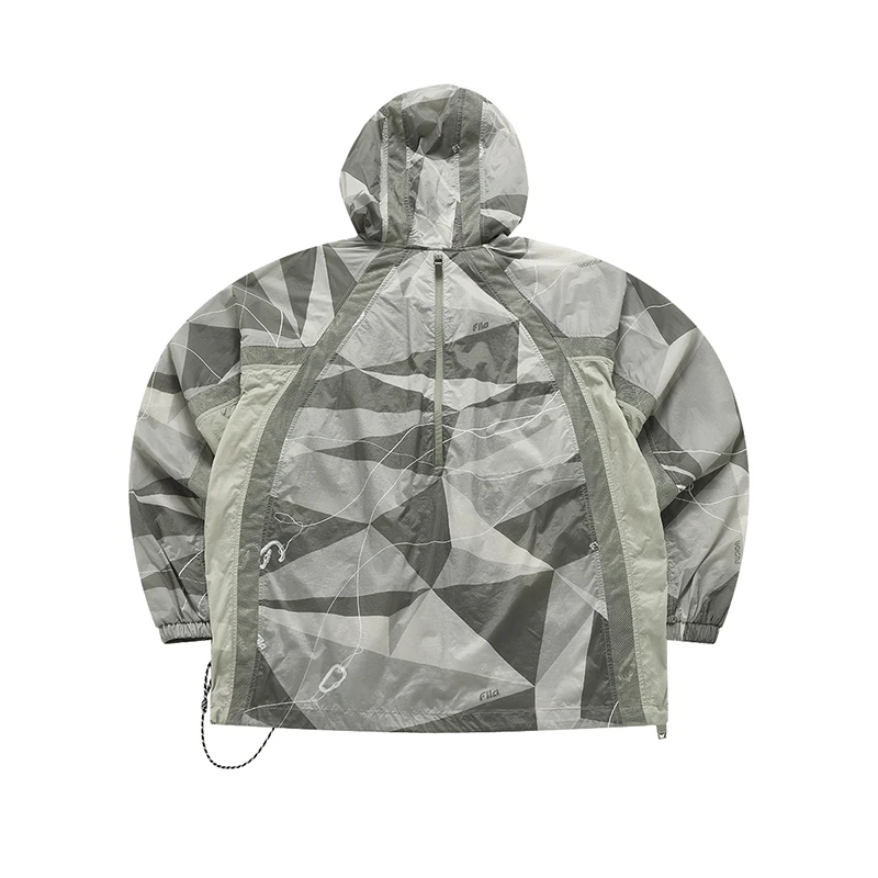 FILA斐乐夏季薄款户外高能感运动休闲宽松男士防晒衣服T11M421704