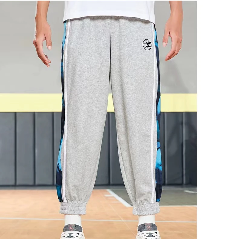 XTEP/特步男子夏季休闲运动针织九分裤977229840407