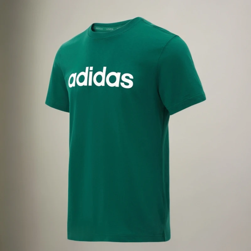 adidas/阿迪达斯新款男装休闲跑步纯棉吸汗透气短袖运动T恤JF3220