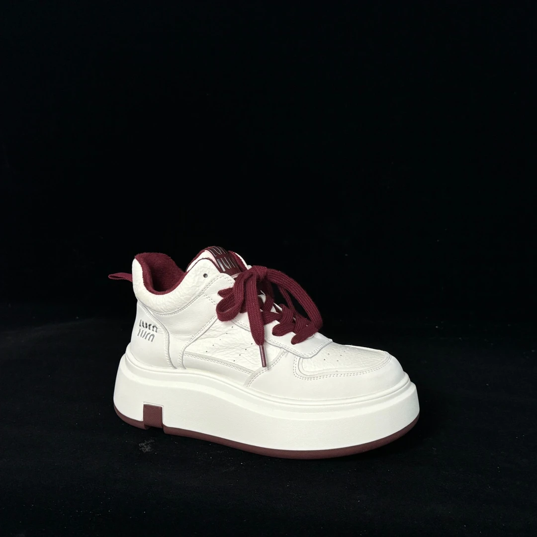 【断码福利】【车厘子】厚底小白鞋6cm