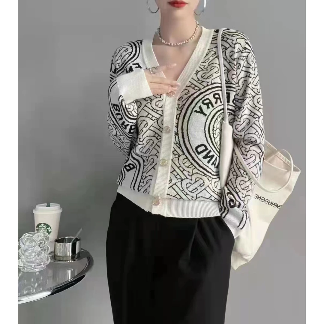 大牌欧货长袖针织开衫（剪标款）