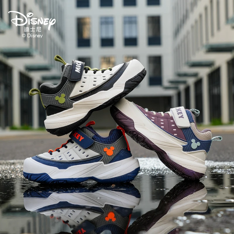 【迪士尼】2024年秋季百搭轻便运动鞋舒适儿童鞋 DS1586936 27-37码