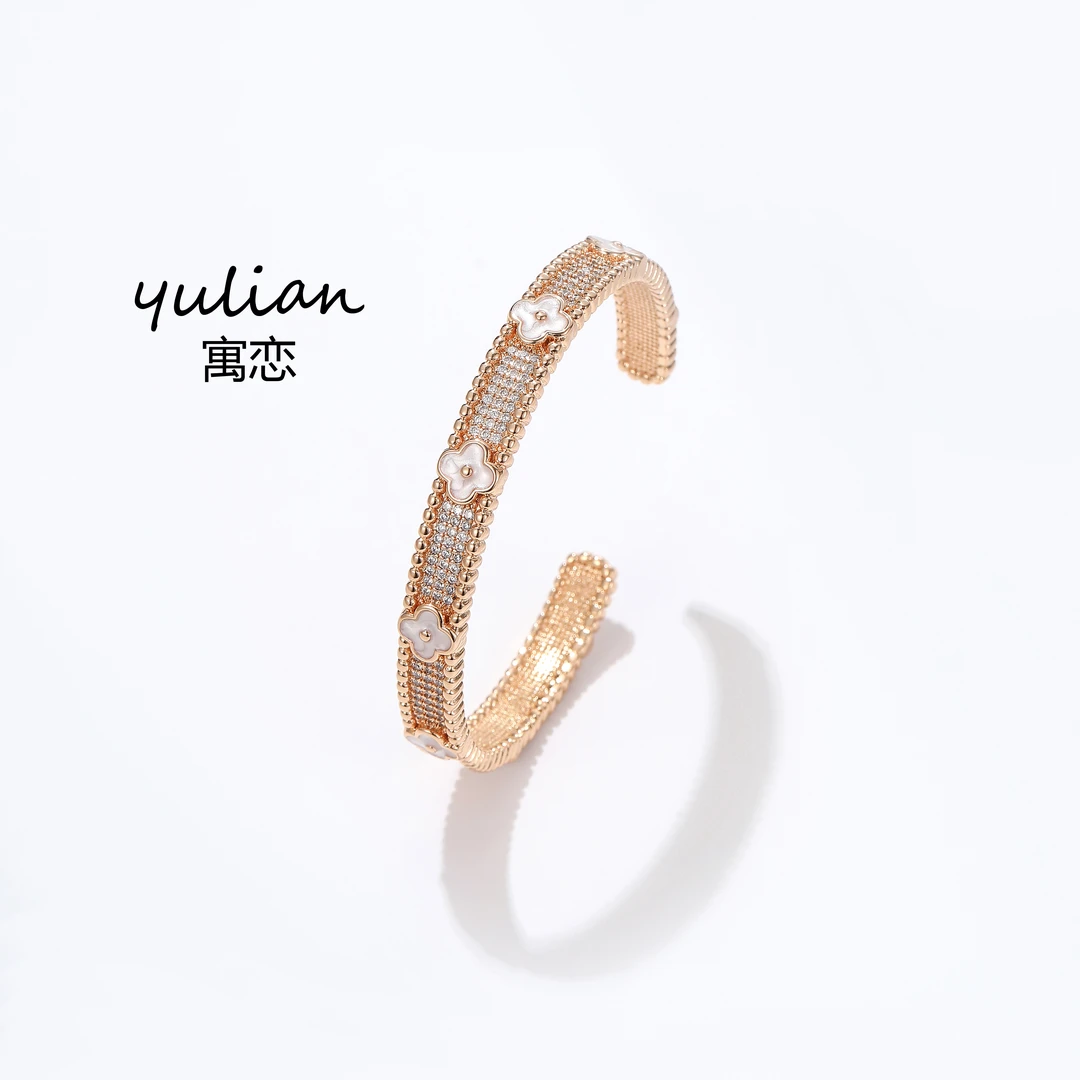 YULIAN/寓恋  气质轻奢高级感万花筒开口手镯一OSL-5003
