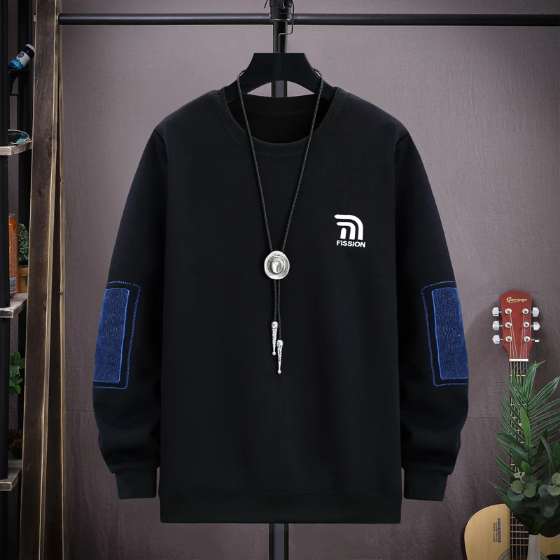 2025秋冬季卫衣男长袖宽松休闲百搭潮流青年秋衣打底衫大码上衣服