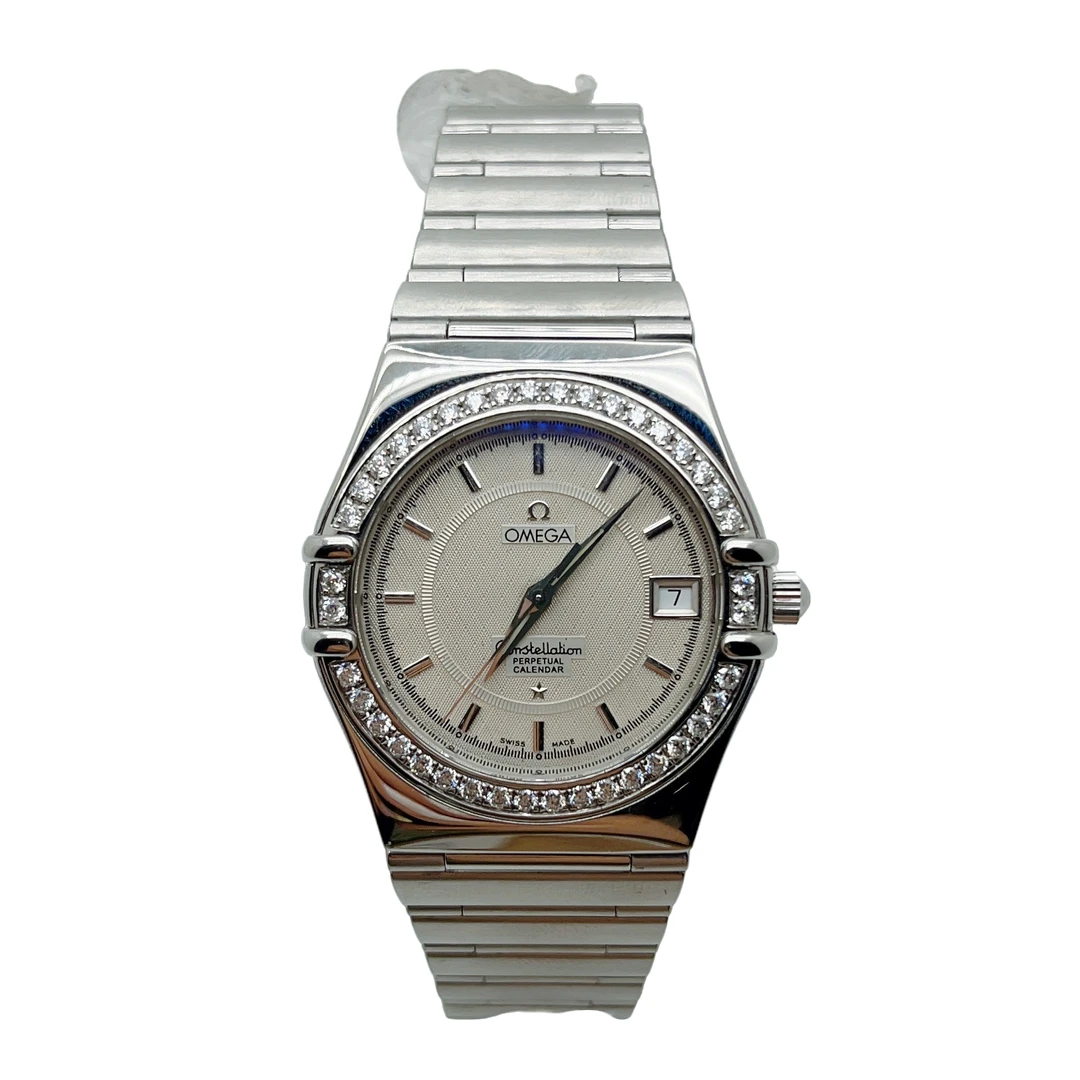 95新 Omega/欧米茄 53393/星座系列/自动机械腕表/35盘/后钻