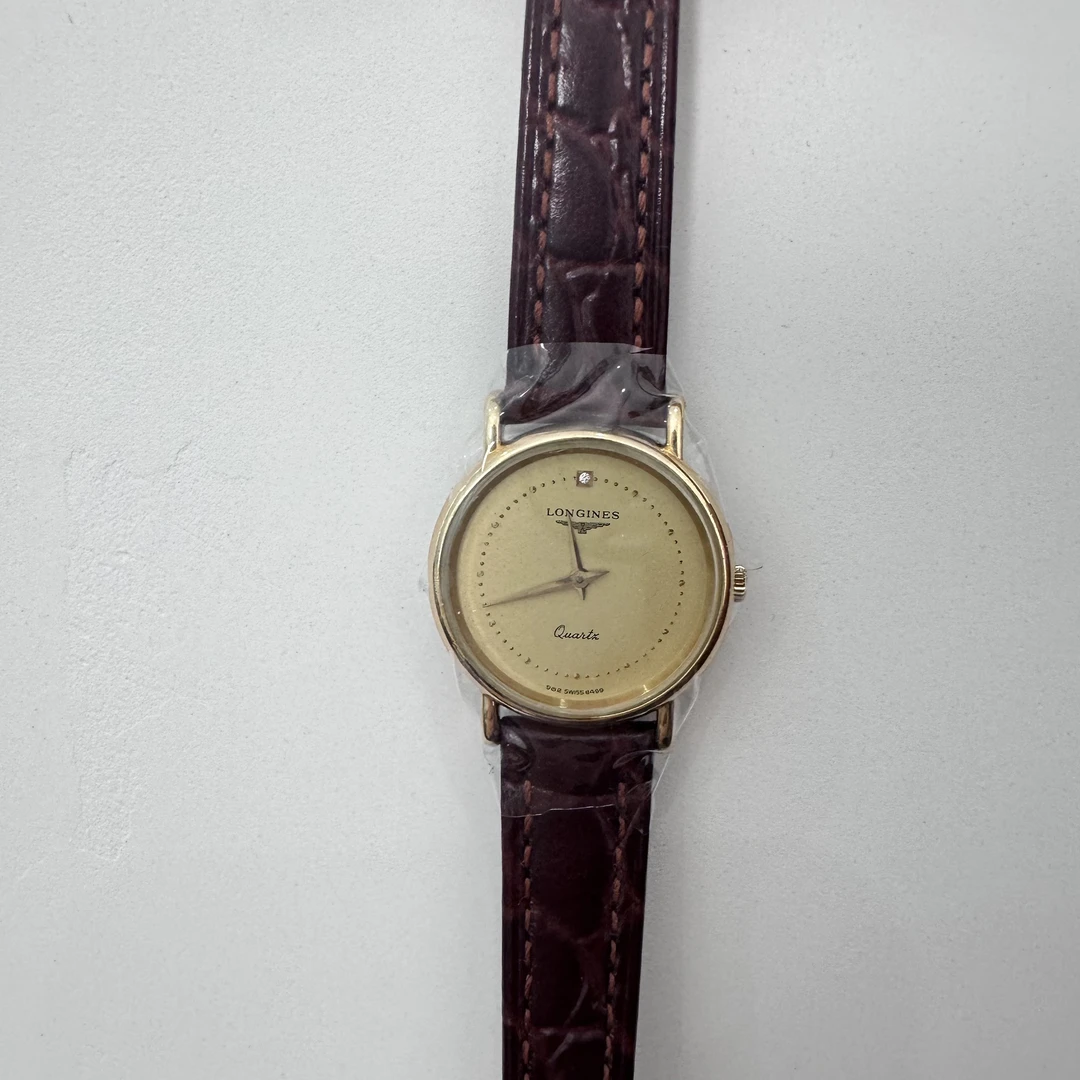 95新 Longines/浪琴 70209/女士石英腕表/23盘/表带扣后配