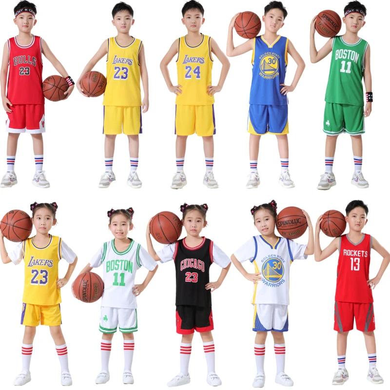 儿童篮球服科比24号速干运动夏幼儿学生背心短袖表演比赛球衣套装