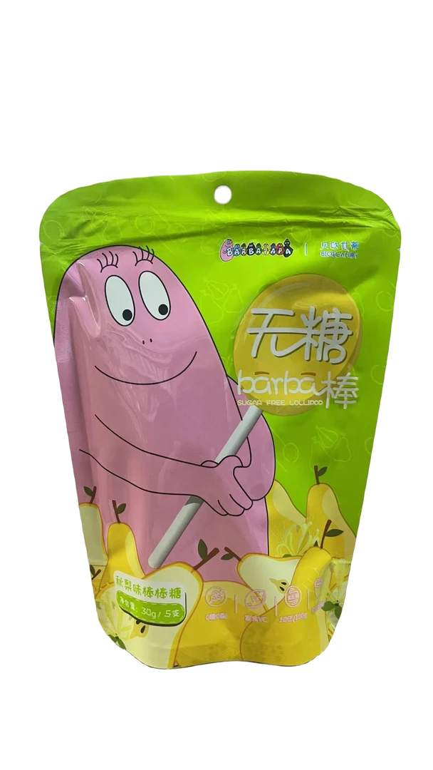（到手三袋）秋梨味无糖棒棒糖