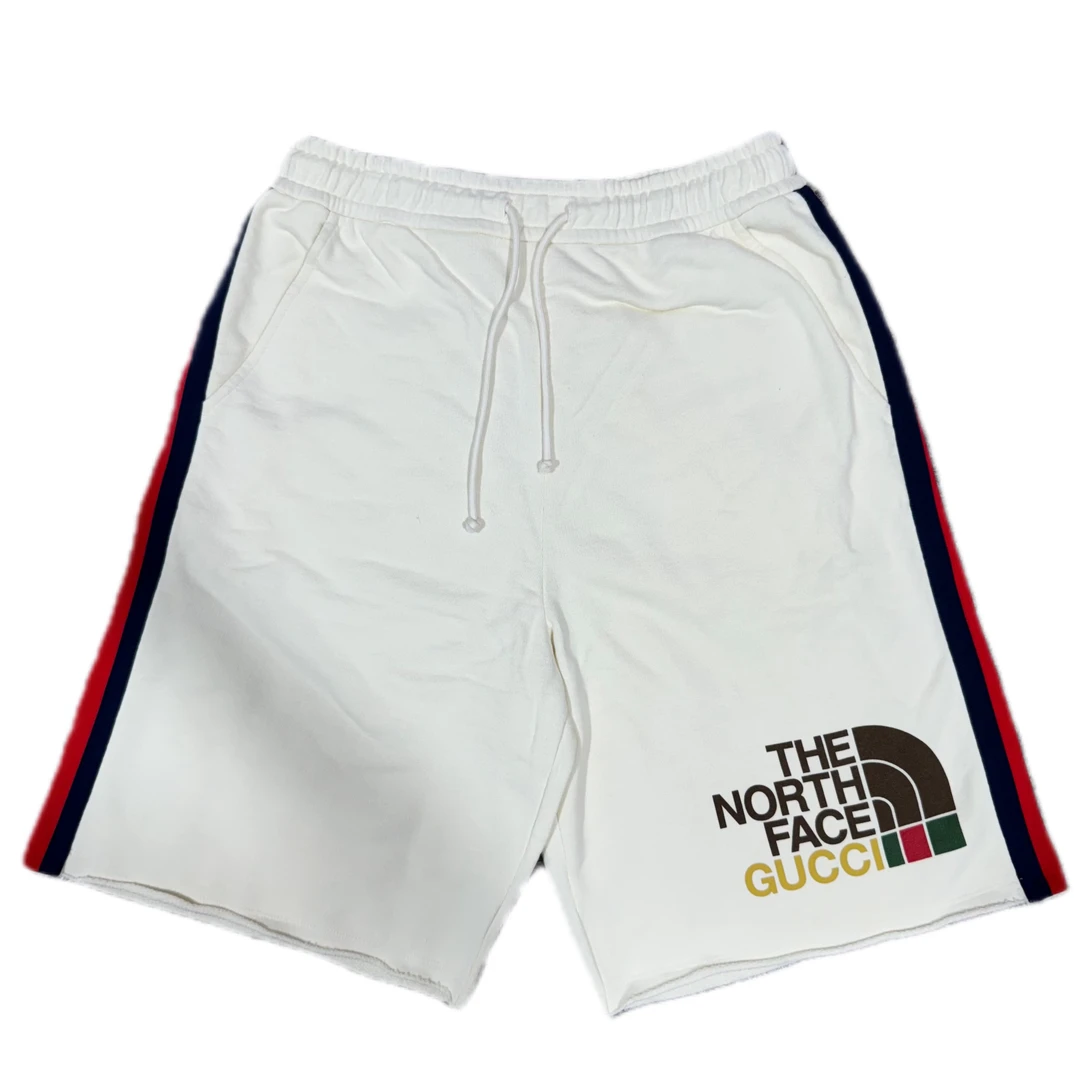 Gucci时尚潮流米色联名TNF短裤99新S码