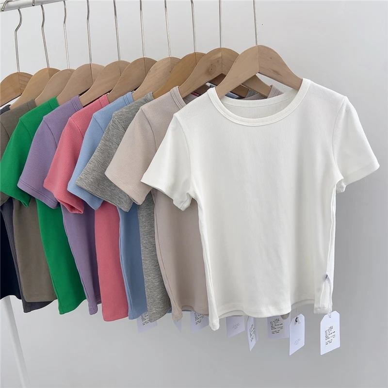 【镇店之宝】儿童优可丝短袖中大童圆领T恤男童半袖女童打底衫夏款