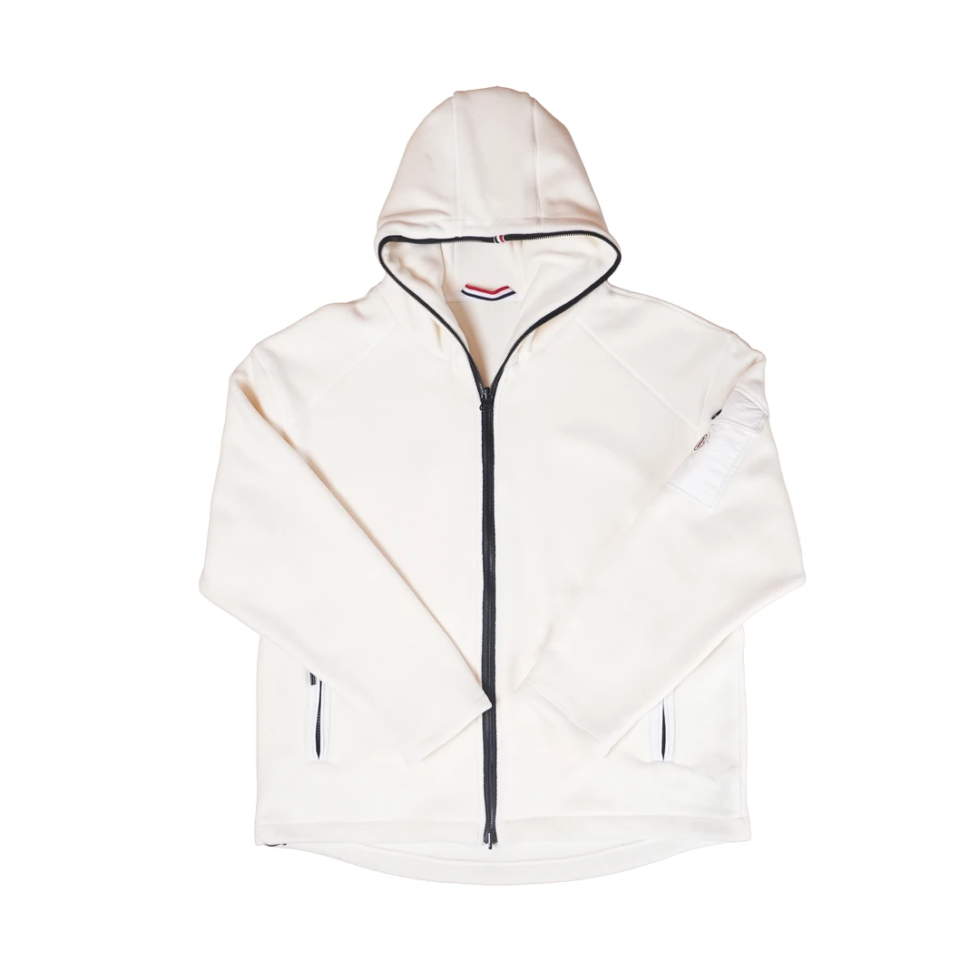 马丁叔叔 开春北极绒新款高级感亲肤拉链连帽卫衣