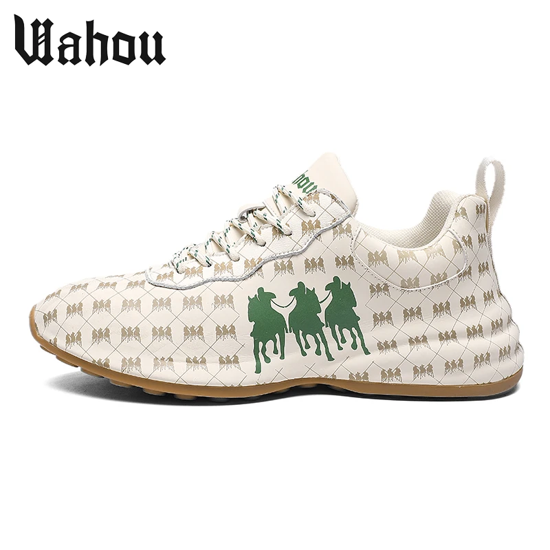 Wahou/瓦后夏季千军万马联名私订轻奢时尚透气百搭休闲鞋