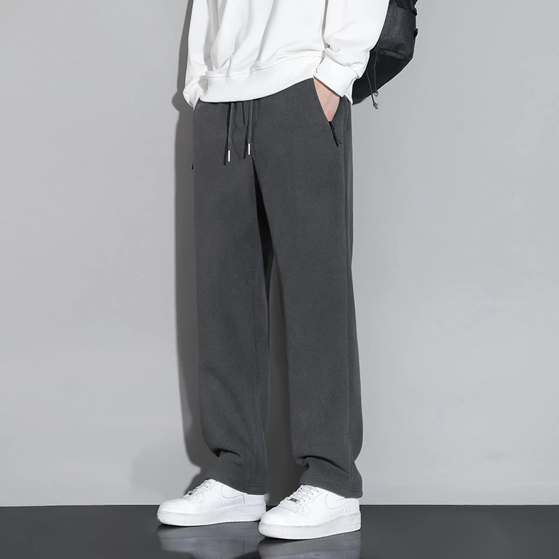 2023新款韩版显瘦加厚运动裤子男春季休闲卫裤男士春秋款束脚男款