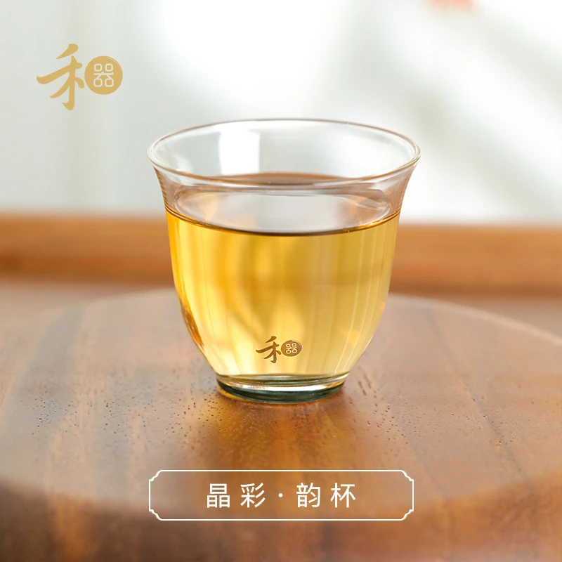禾器晶彩·韵杯（单只装）高硼硅 玻璃茶杯 茶杯 客杯 高端茶具 60ml