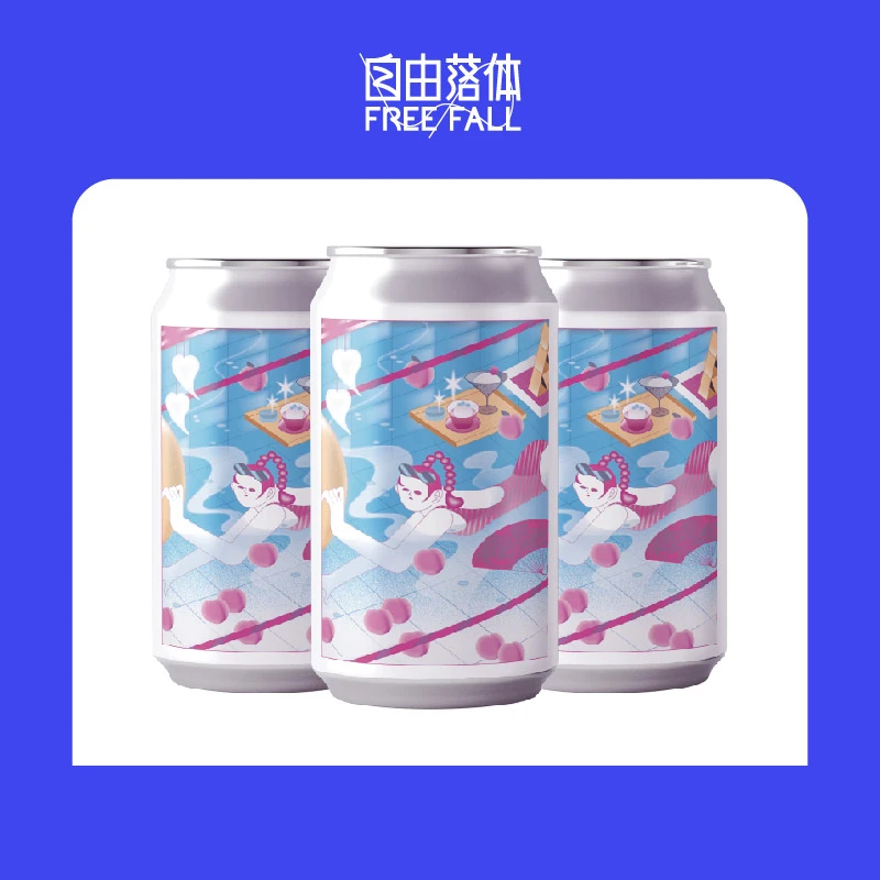 【自由落体】混合水果 SHE 国产精酿啤酒微醺果啤 330ml*6罐