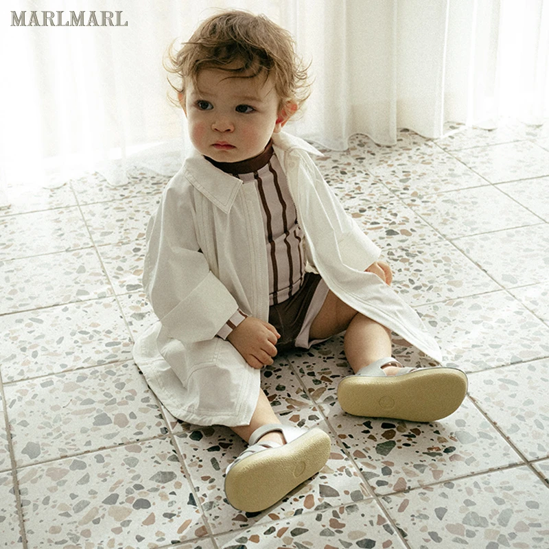 MARLMARL儿童宝宝防水风衣春夏薄款男女童英伦风外套swing01