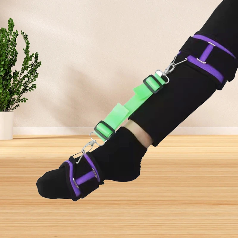 老年人防垂足弹力带训练带足下垂可穿鞋足托固定护具