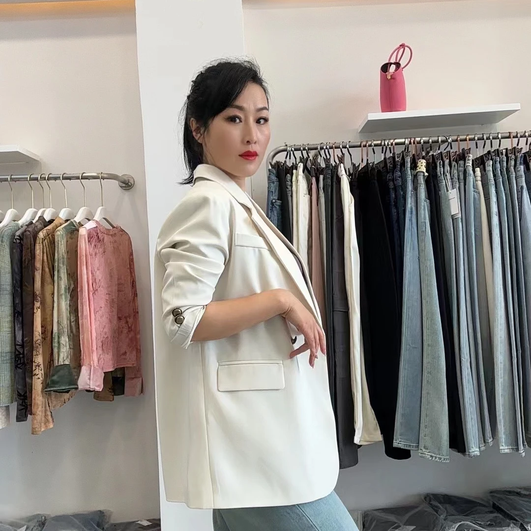 时尚显瘦气质百搭潮流休闲西装上衣