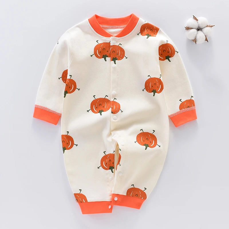 婴儿纯棉连体衣宝宝四季衣服新生儿宝宝外出服0到3个月无骨爬爬服