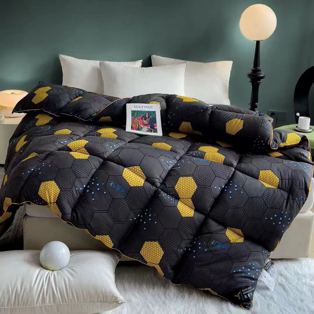 新款科技款石墨烯黑金加厚冬被（尺寸200x230cm）
