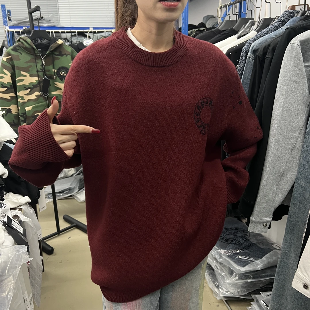 【7705】2024春秋新款老K家休闲宽松毛衣（男女同款）