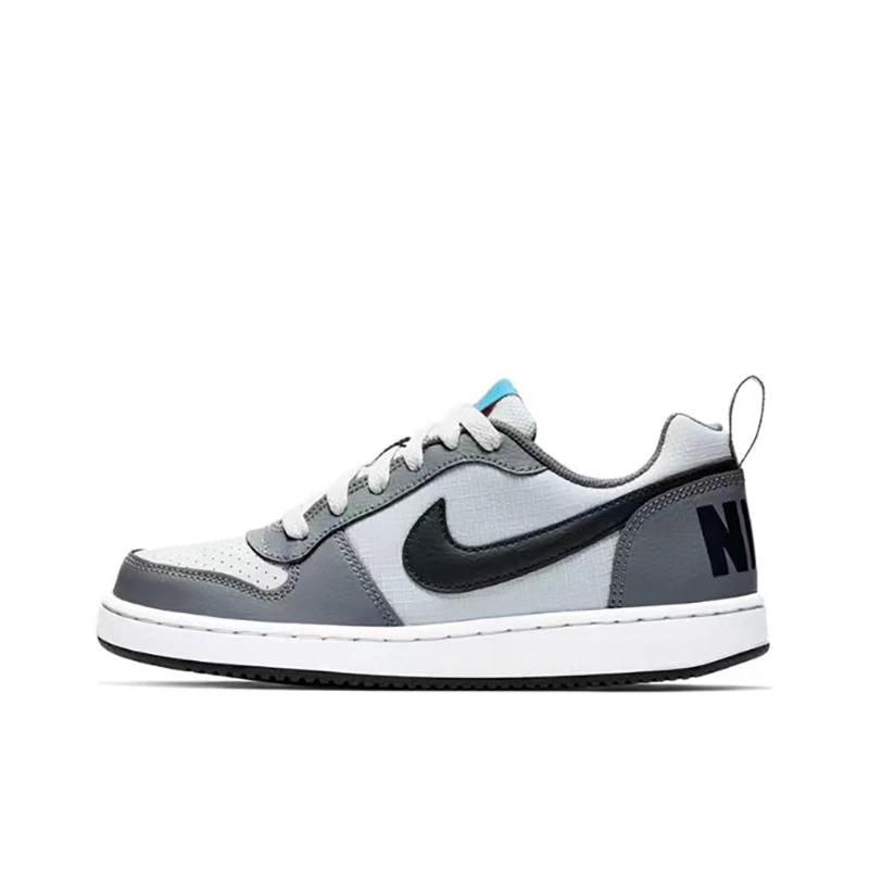Nike/耐克 Court Borough Low 灰黑蓝女子复古休闲板鞋839985-006