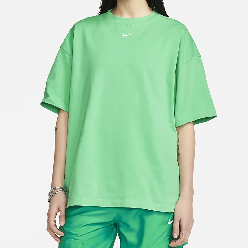 Nike/耐克 简约夏季新款女子休闲透气运动短袖T恤 DX7911-363