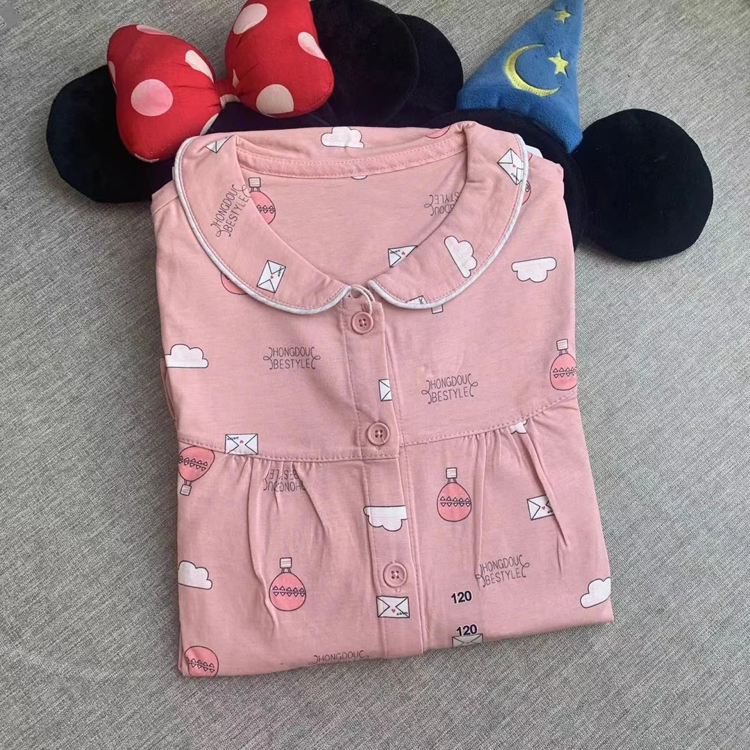 518女宝粉色气球家居套