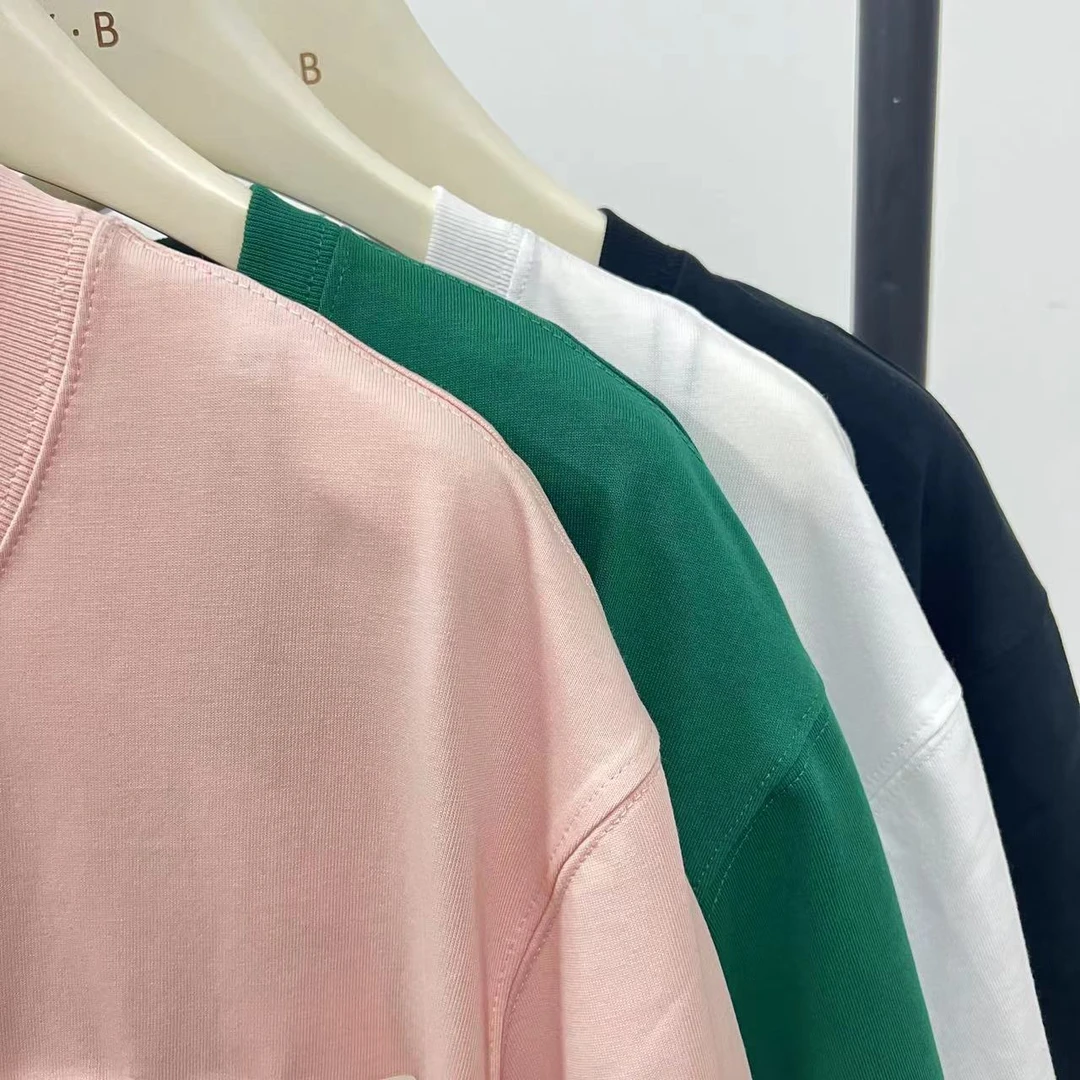 299大章贴布绣，纯棉夏季男女式短袖T恤