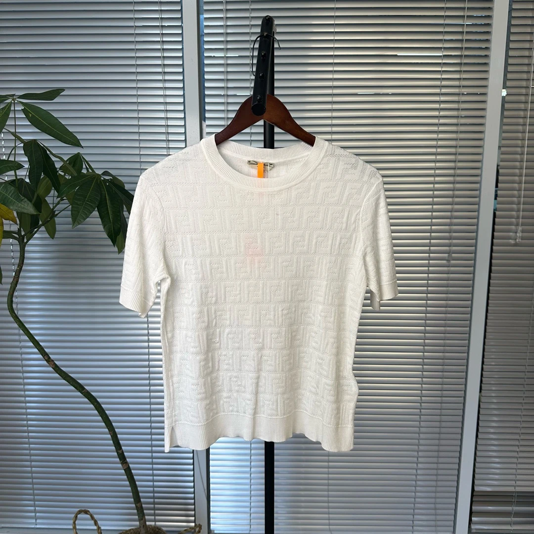 Fendi 双F满印针织短袖/cl01490