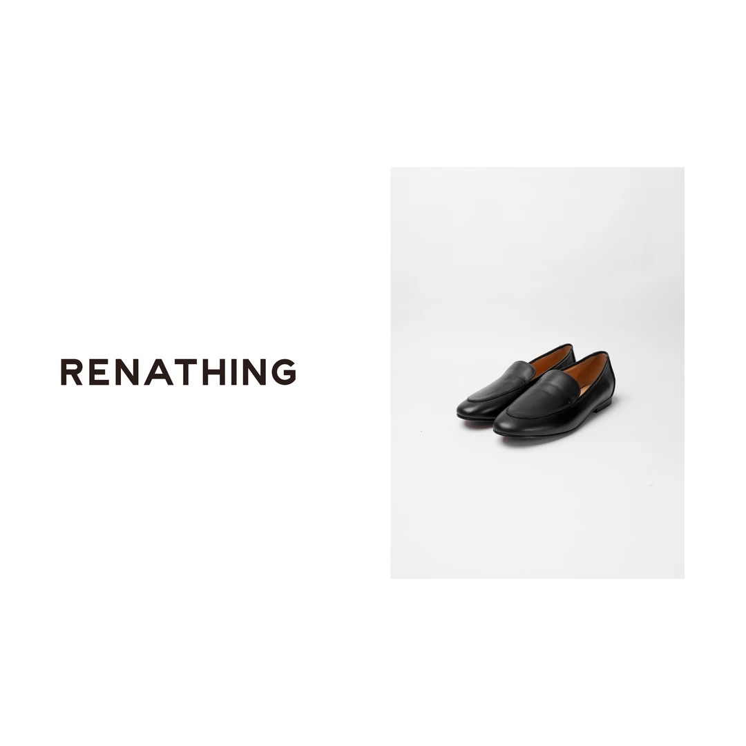 【RENATHING】简约休闲平底乐福鞋