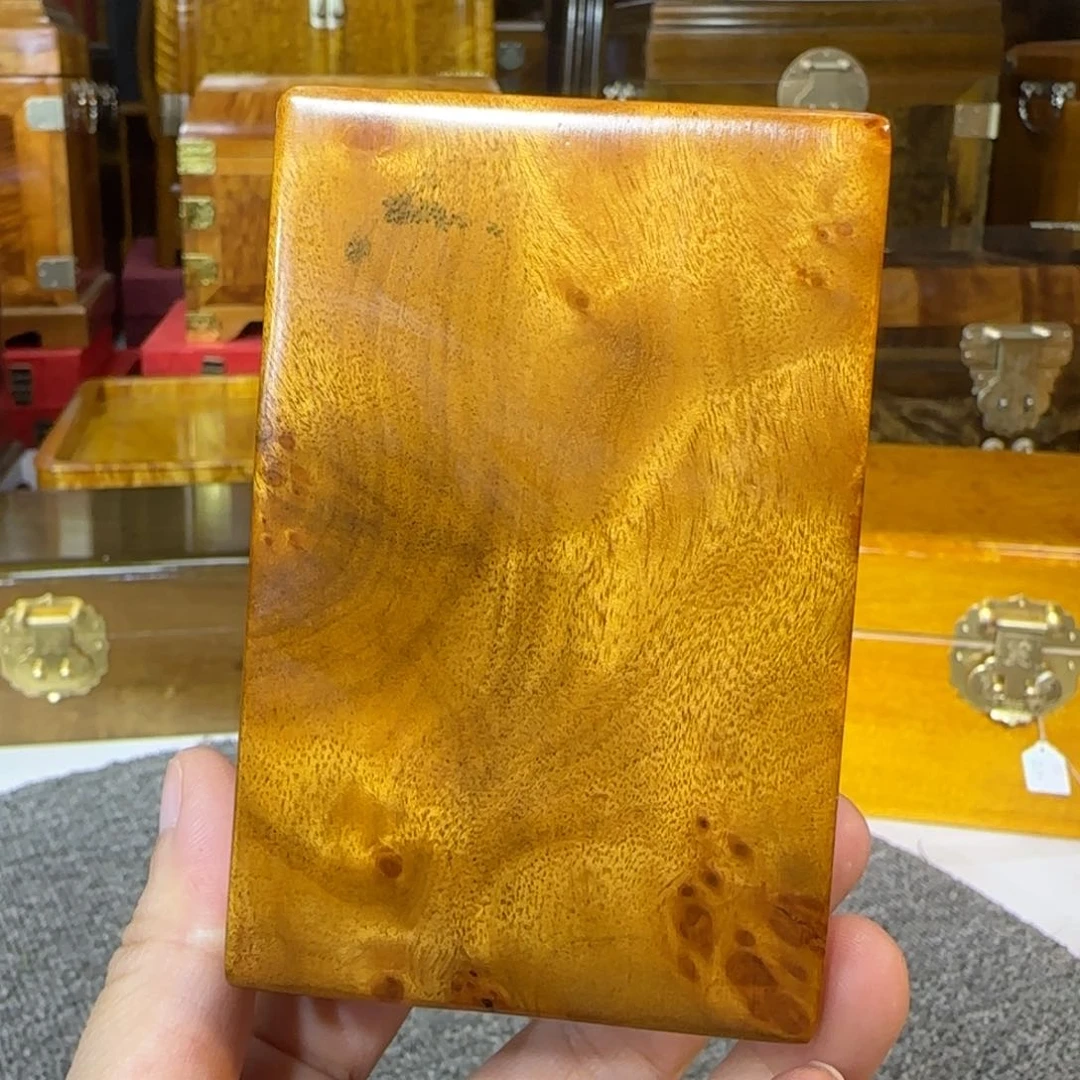【闪购商品】乌木类成套家具金丝楠木粗烟盒