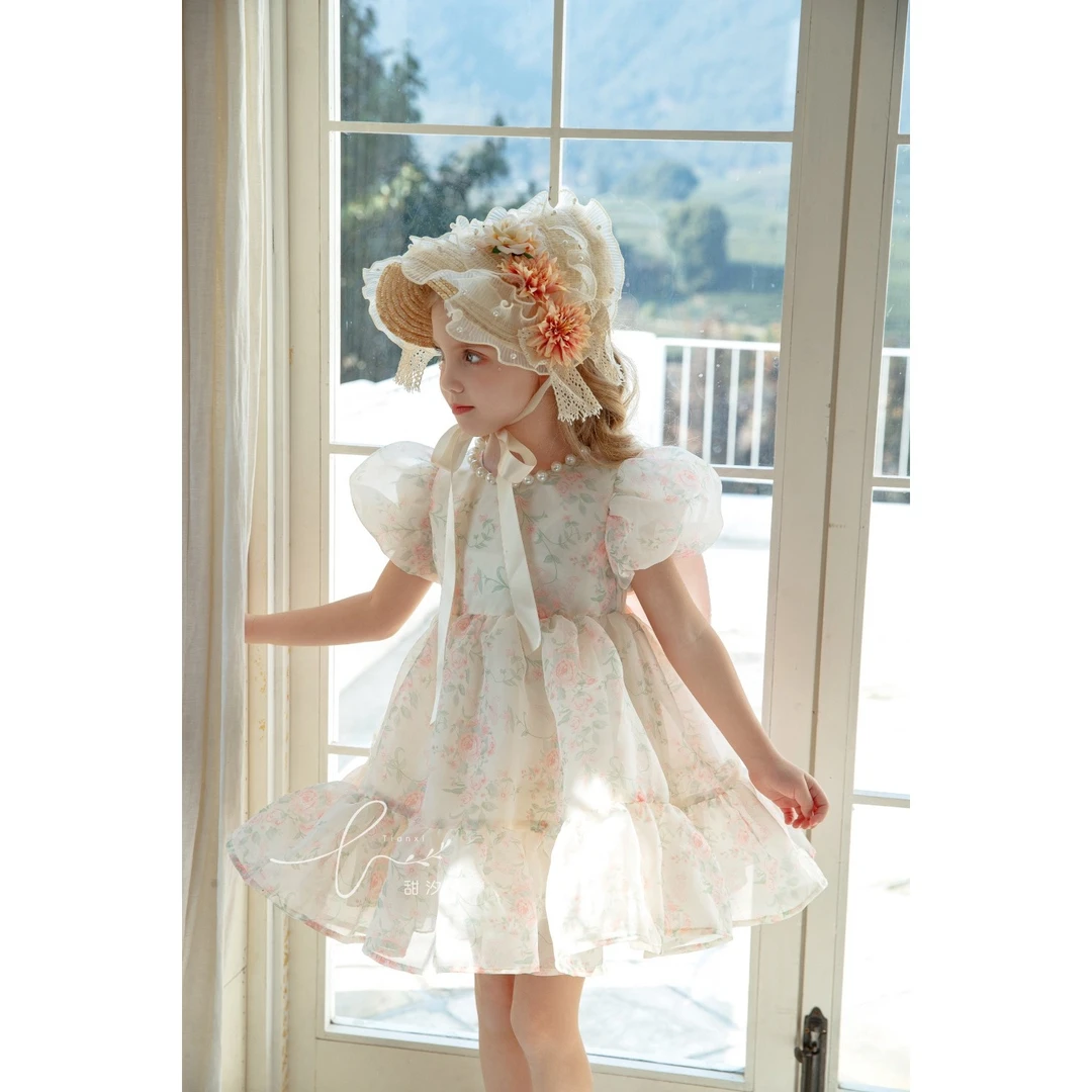 夏款甜汐~韩系连衣裙80067（汉服）