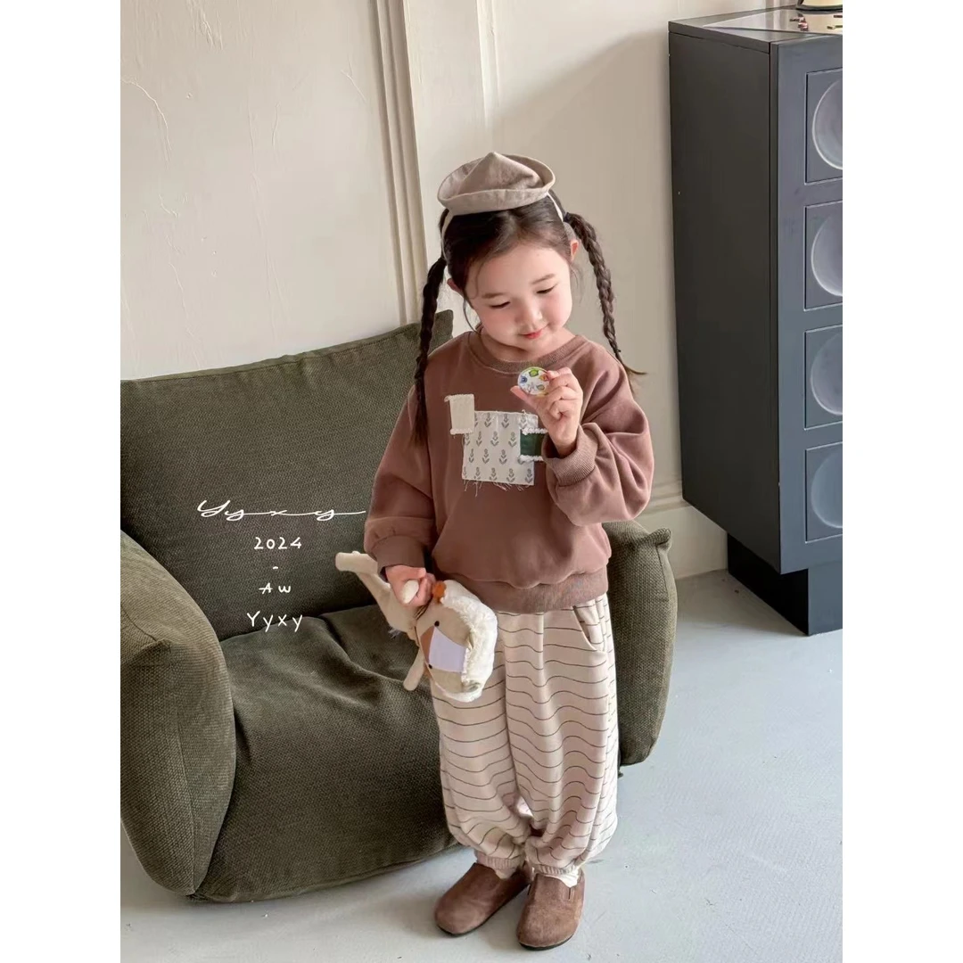 AA59~呦呦小伊~贴布卫衣82056