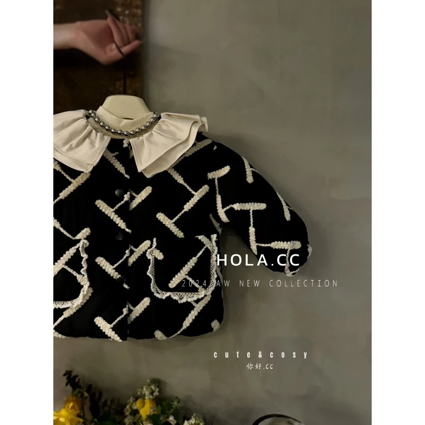 HOLA.CC·冬~双领绒绣棉衣8636