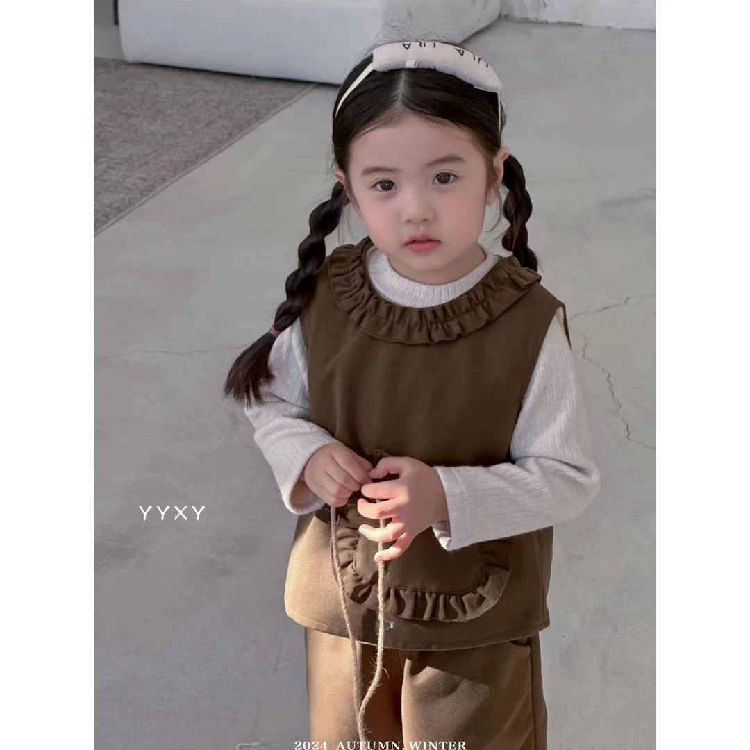 呦呦小伊·冬~马甲两件套A82191   马甲+裤子