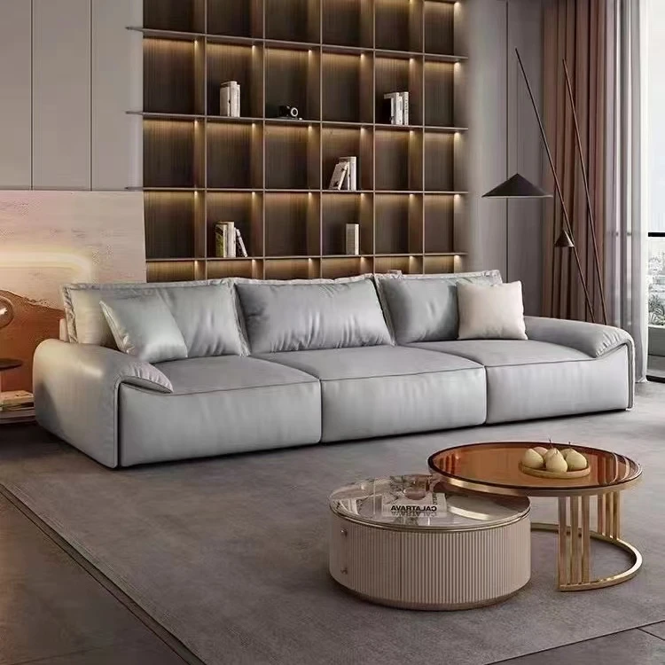 【丽家专属】网红简约客厅家用大象耳朵沙发猫抓布免洗极简沙发坐具