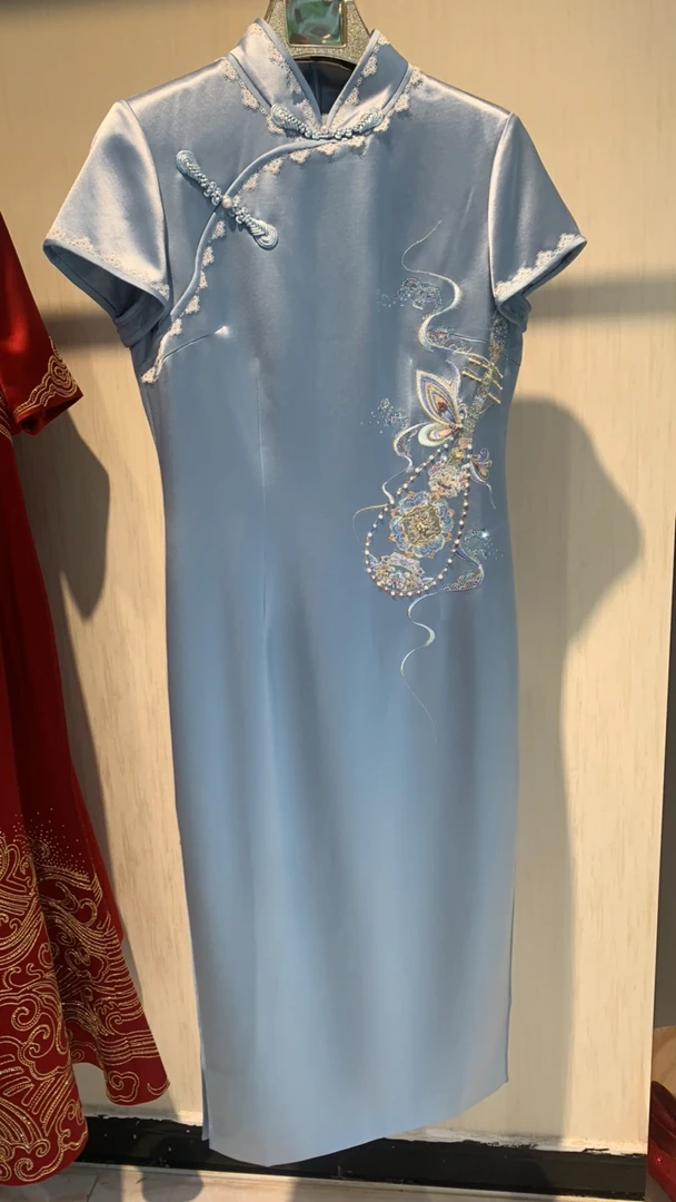 六礼喜妈妈喜婆婆旗袍礼服婚宴喜宴装