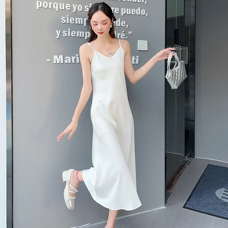 【银泰专属】 JY7002 夏季新款吊带连衣裙气质性感女神