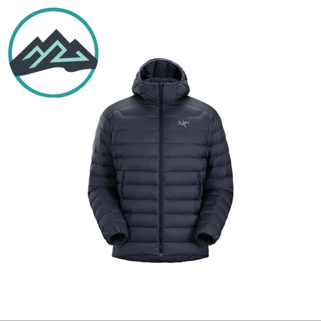 Arcteryx/始祖鸟 Cerium 纯色防风保暖户外连帽羽绒服男款