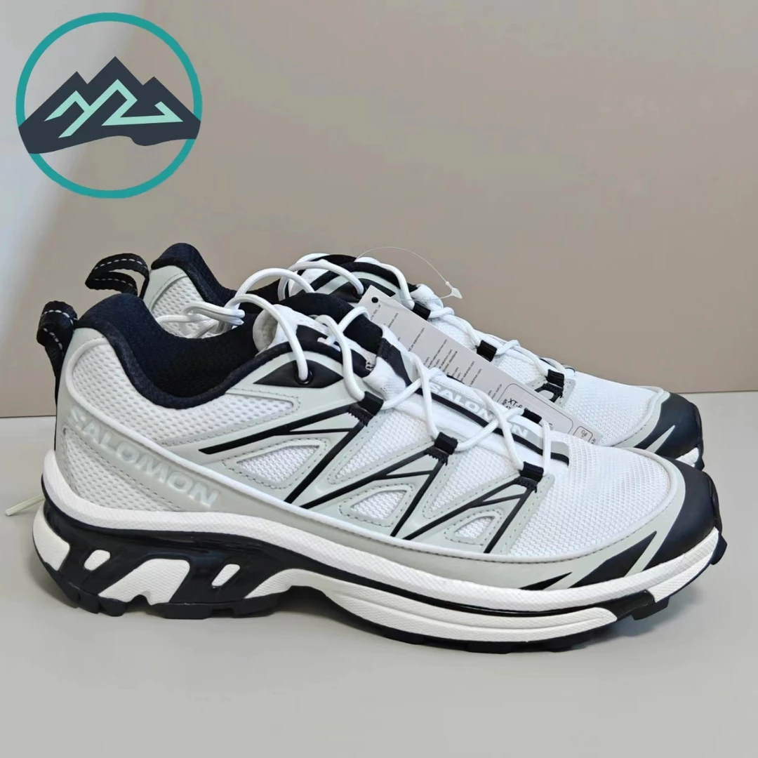 Salomon萨洛蒙 XT-6 Expanse 黑白蓝小哈士奇户外徒步休闲跑鞋