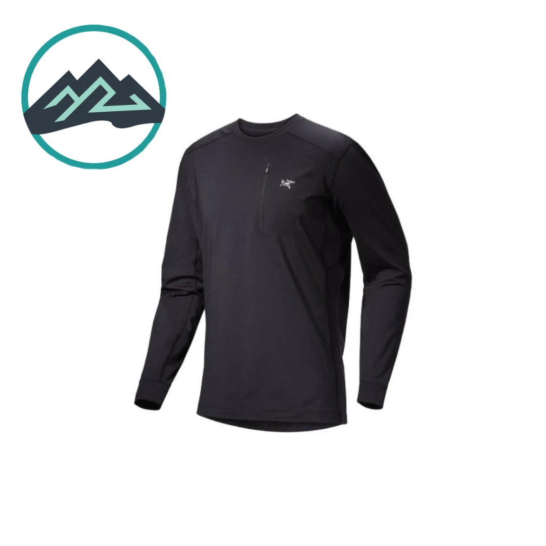 Arcteryx Rho LT 男士户外休闲圆领百搭长袖T恤 男款