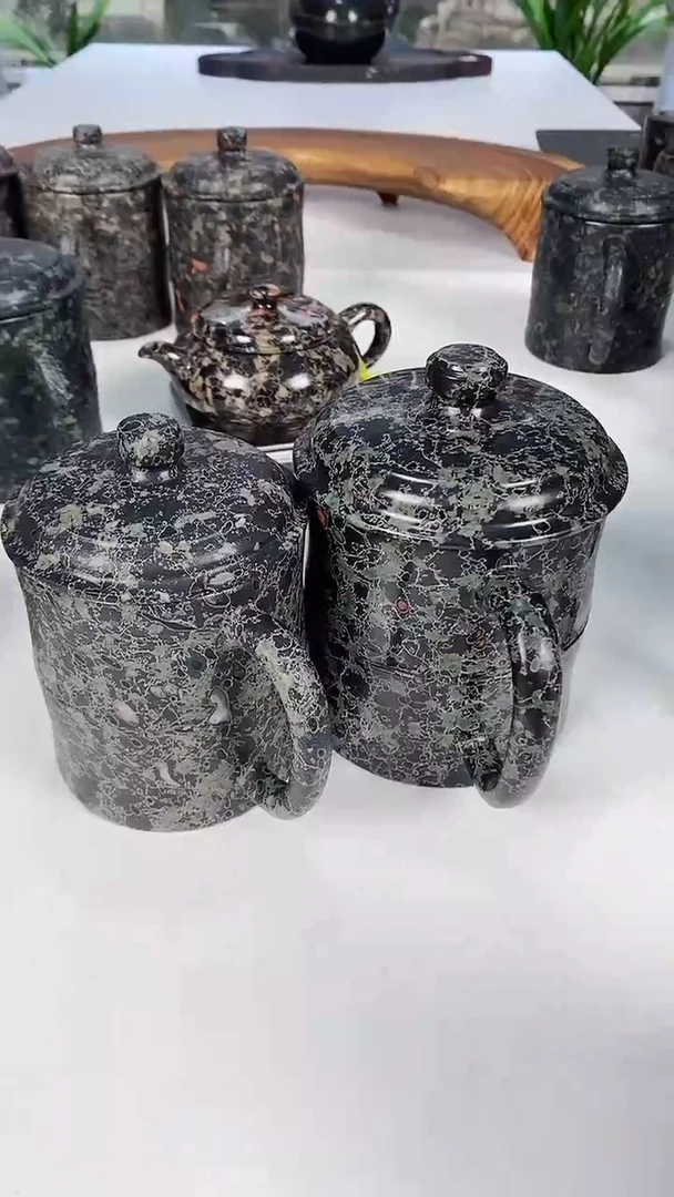 【闪购商品】瓷安山玉办公杯
