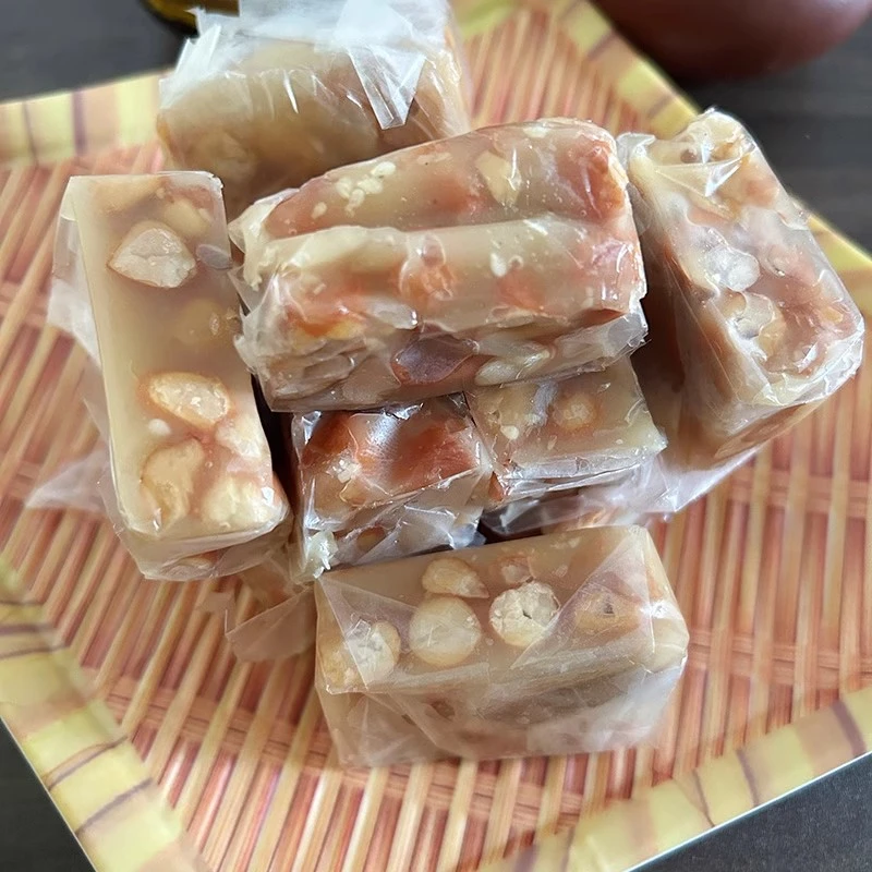 广东潮汕特产正宗花生拉丝南塘喜糖老式牛皮糖花生酥手工零食糕点